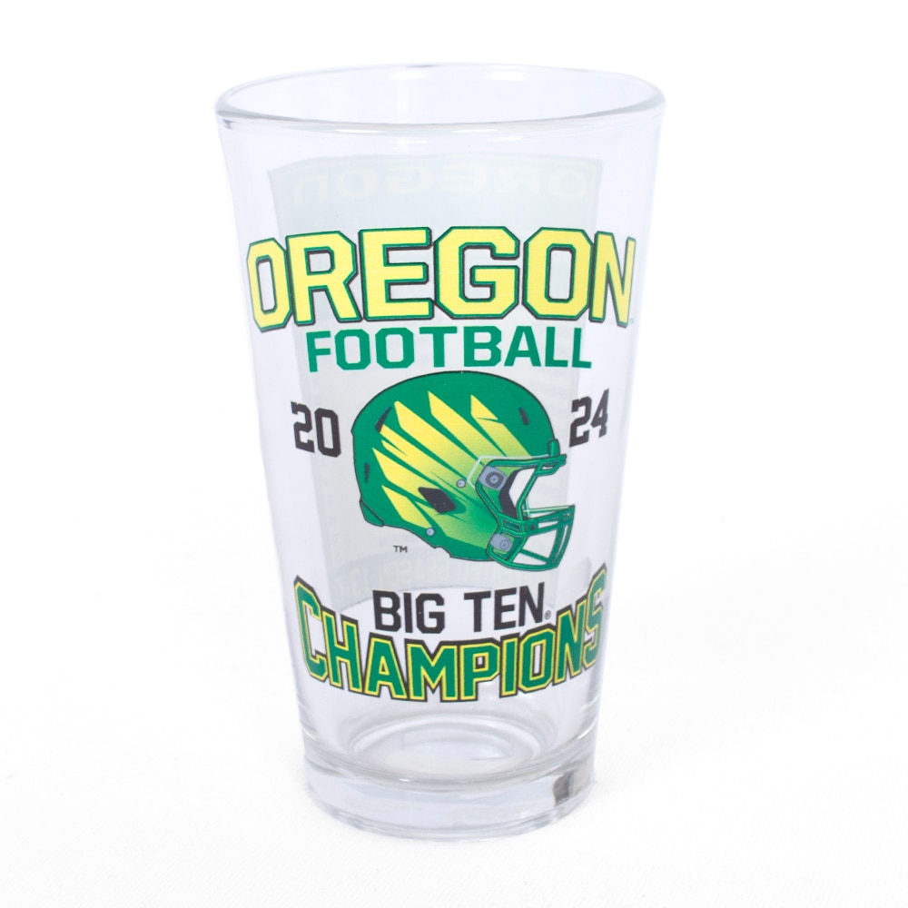 Big Ten Champs, RFSJ, Inc., Shots & Pints, Glass, Home & Auto, Football, 2024, Undefeated Season, Helmet, 13-0, 15 ounce, 918884